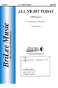 All Night Today TTB choral sheet music cover